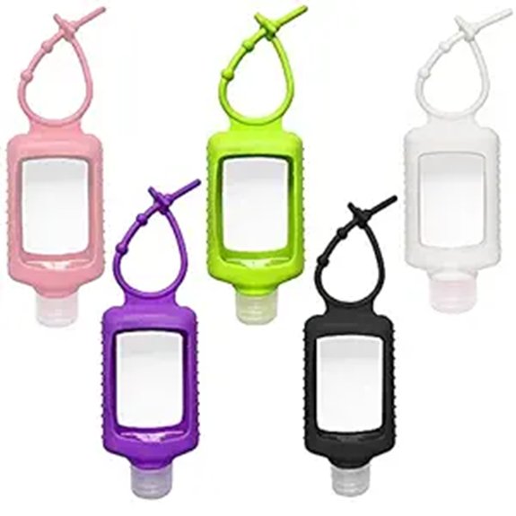 5 pack sanitizer keychain holder
