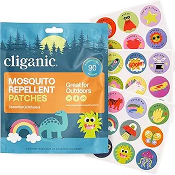 90 pack cliganic mosquito stickers