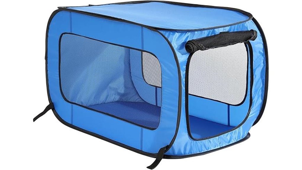 beatrice portable blue crate