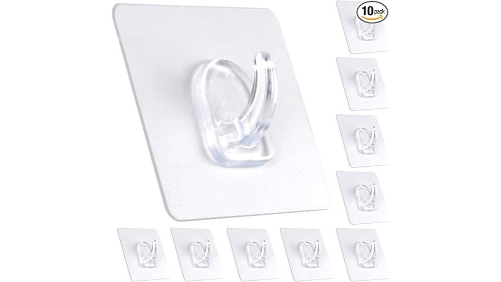 clear 20lb waterproof hooks