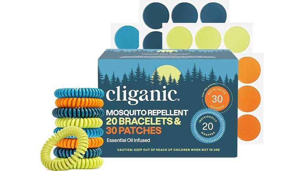 cliganic deet free citronella bracelets