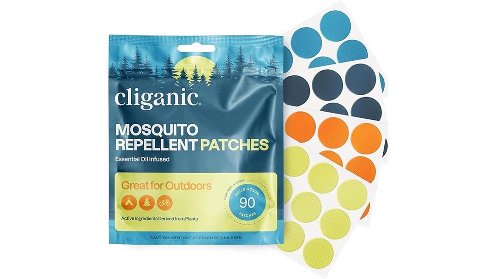 cliganic deet free citronella stickers