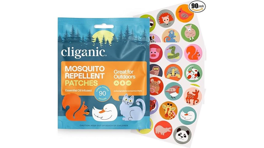cliganic mosquito stickers pack