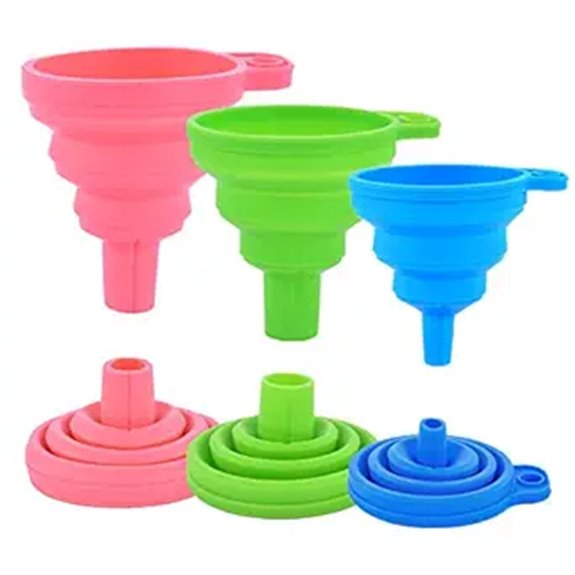 Best Collapsible silicone funnel (set) for Kitchen Hacks - Away Travel ...