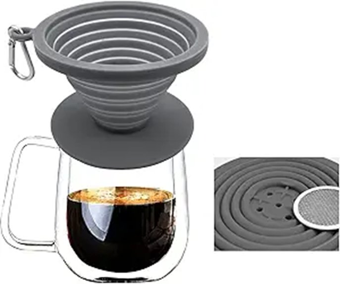 Portable coffee dripper (collapsible): Your On-the-Go Brew - Away ...