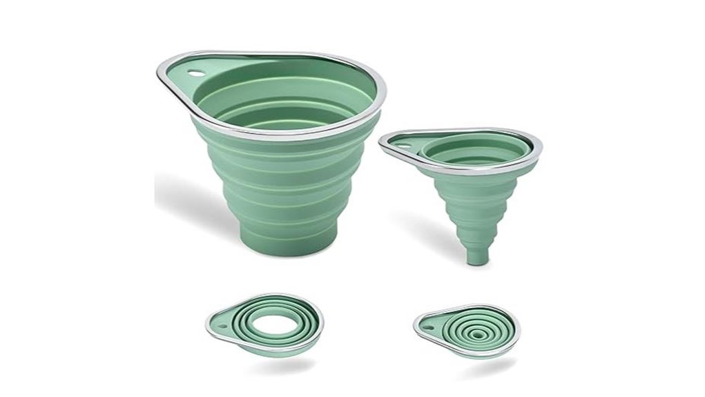 Best Collapsible silicone funnel set (refill) for Quick Prep - Away ...