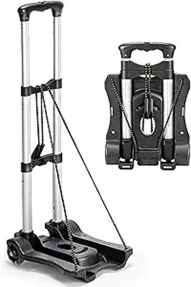 foldable aluminum 2 wheel dolly