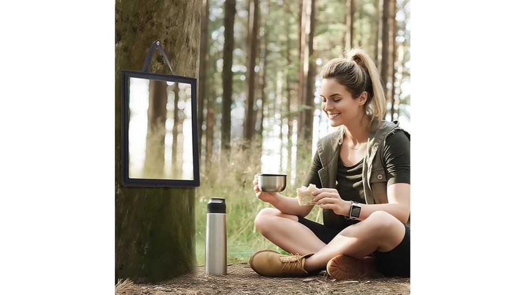 foldable full length shatterproof mirror