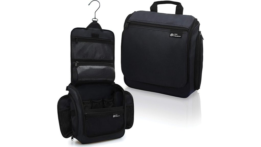 hanging travel toiletry bag