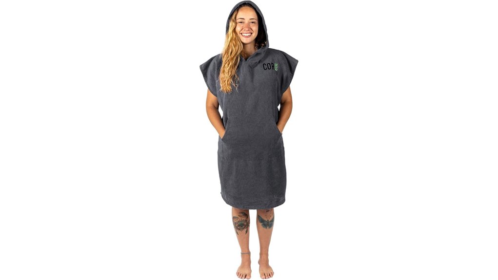 hooded surf poncho towel