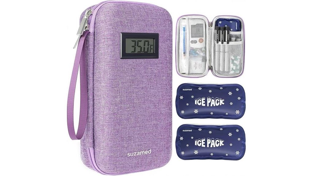 insulin cooler with display