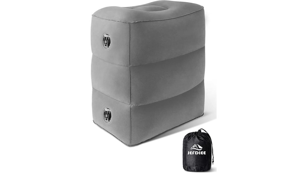 jefdiee inflatable leg rest