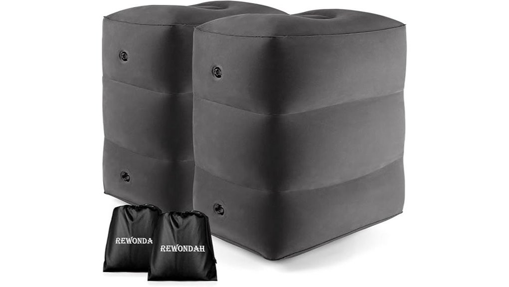 kids inflatable footrest 2 pack