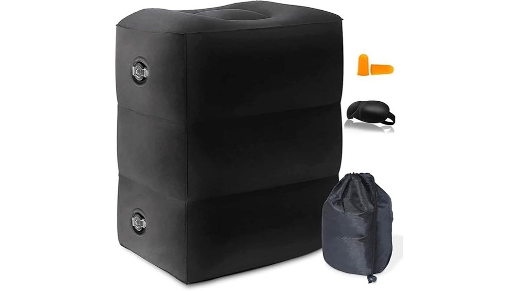 kids inflatable footrest pillow