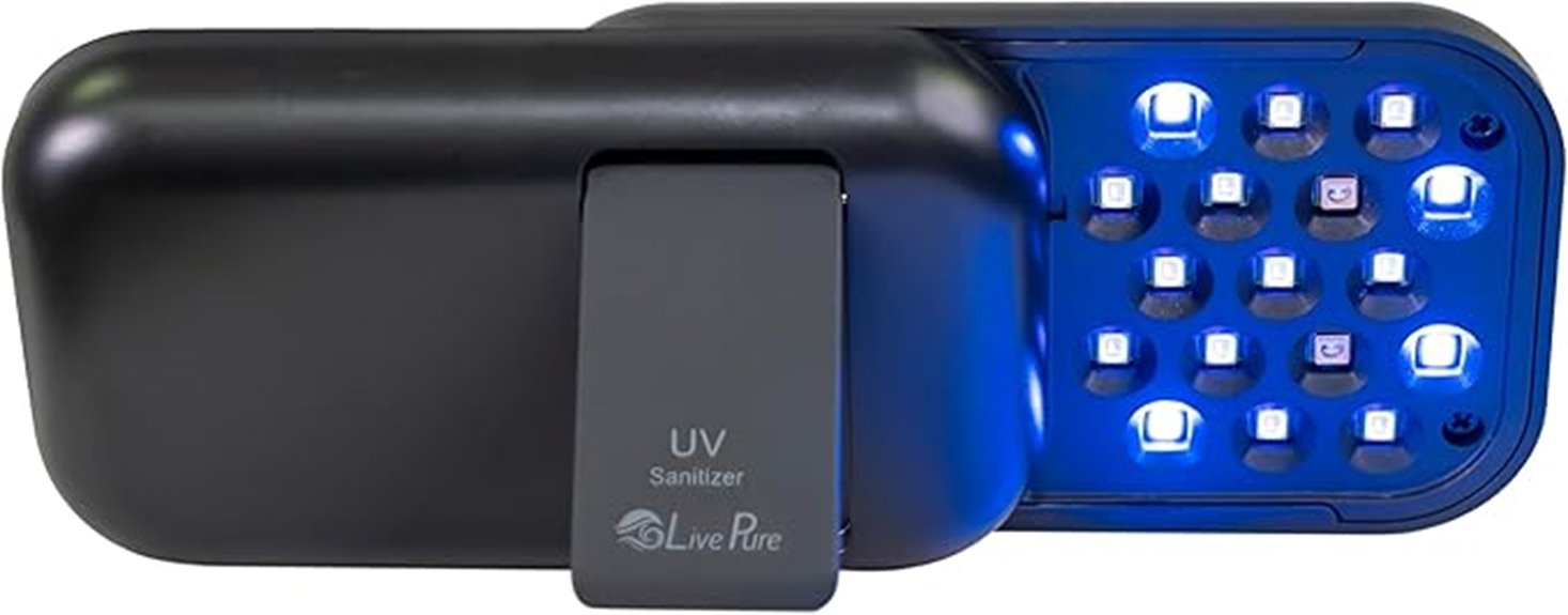 livepure handheld uv sanitizer