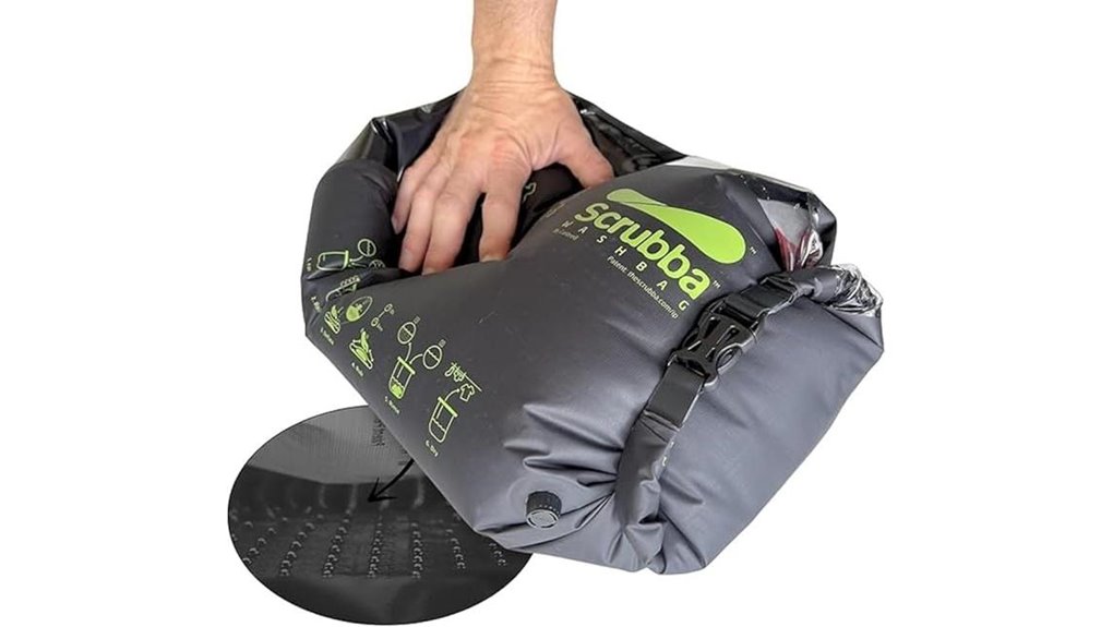 manual portable wash bag