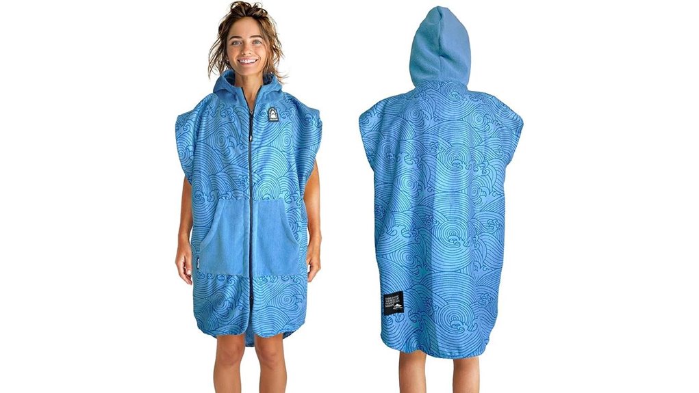 pilotfish hooded zip towel