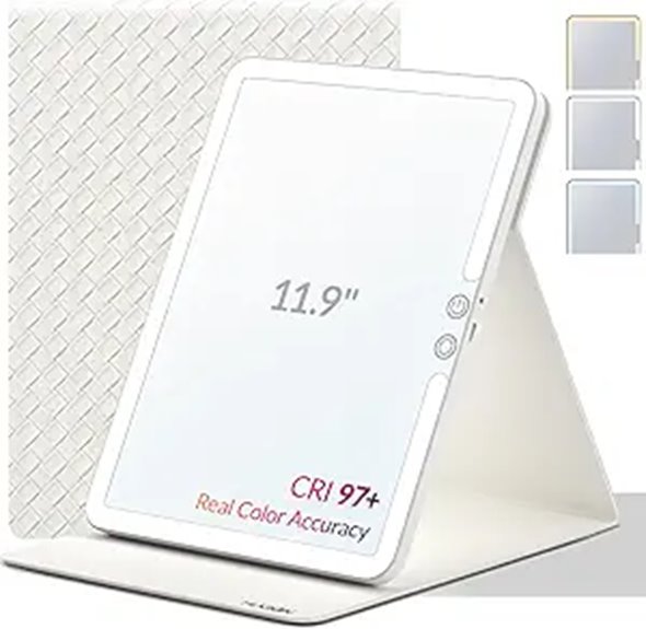 portable 12v 100led mirror
