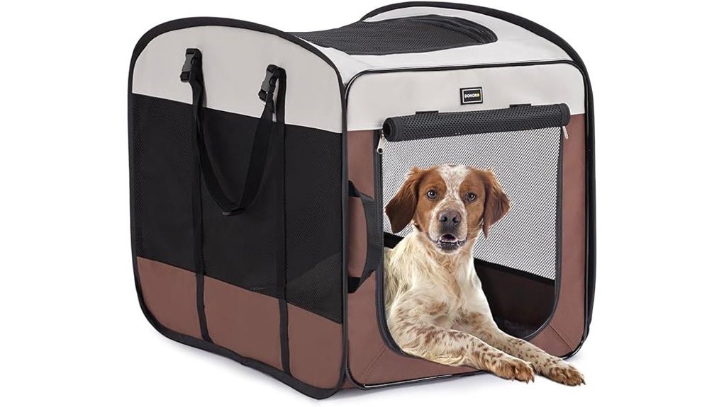 portable collapsible dog kennel