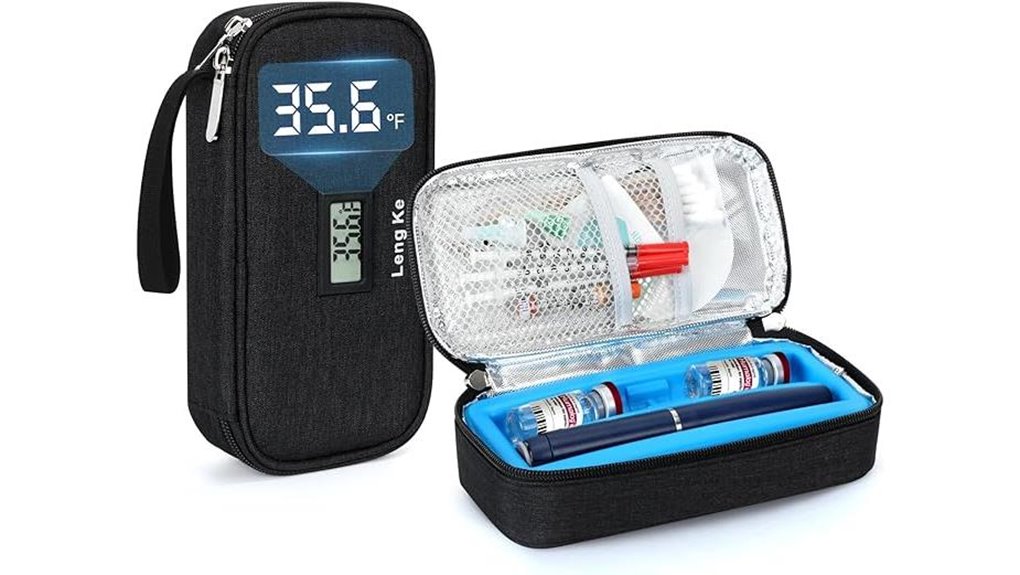 portable insulin cooler case