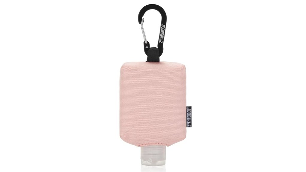 portable refillable sanitizer keychain