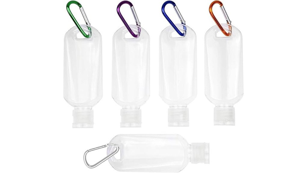 refillable travel sanitizer set