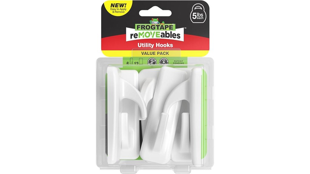 removable 5lb hook pack