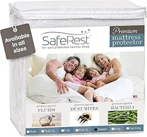 saferest queen waterproof protector