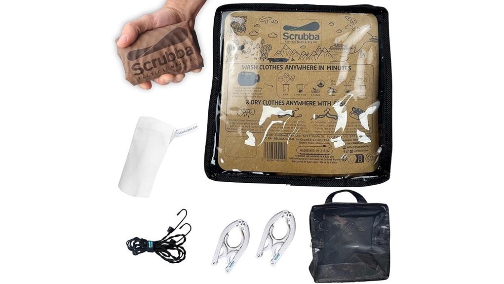 tactical wash dry bag kit