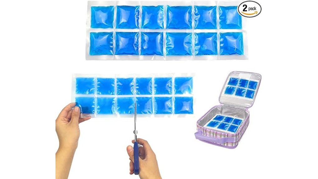 two pack gel ice packs