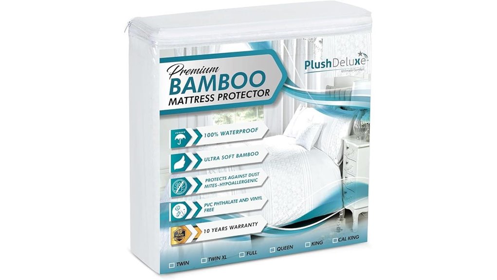 waterproof bamboo queen protector
